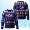 Ravens 2025 Ugly Christmas Sweater Custom Name 4 Baltimore Ravens 2025 Ugly Christmas Sweater Custom Name 1