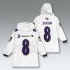 Ravens Captain Patch Blanket Hoodie 5 Baltimore Ravens Captain Patch Blanket Hoodie 3