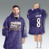 Baltimore Ravens Charm City Football Blanket Hoodie