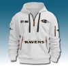 Baltimore Ravens EST 1996 Quarter Zip Hoodie 3
