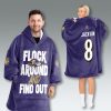 Baltimore Ravens Flock Around And Find Out Custom Blanket Hoodie 3