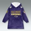 Baltimore Ravens Jackson Vintage Blanket Hoodie