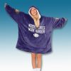 Baltimore Ravens Nobody Cares Work Harder Blanket Hoodie