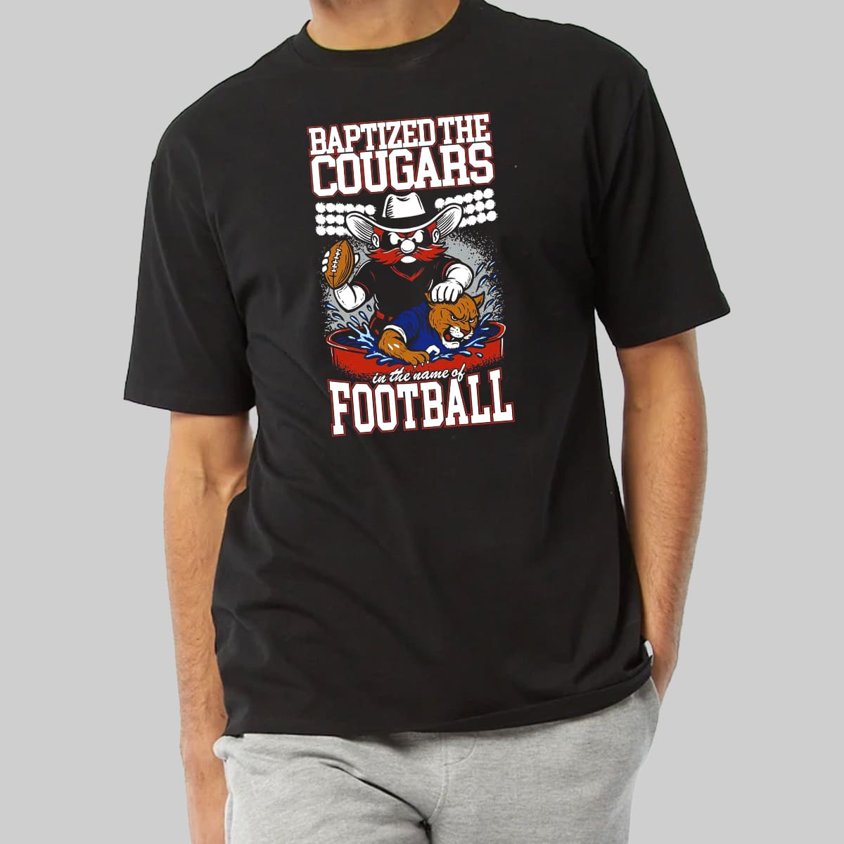 Baptized The Cougars In The Name Of Football Shirt 3 Baptized The Cougars In The Name Of Football Shirt
