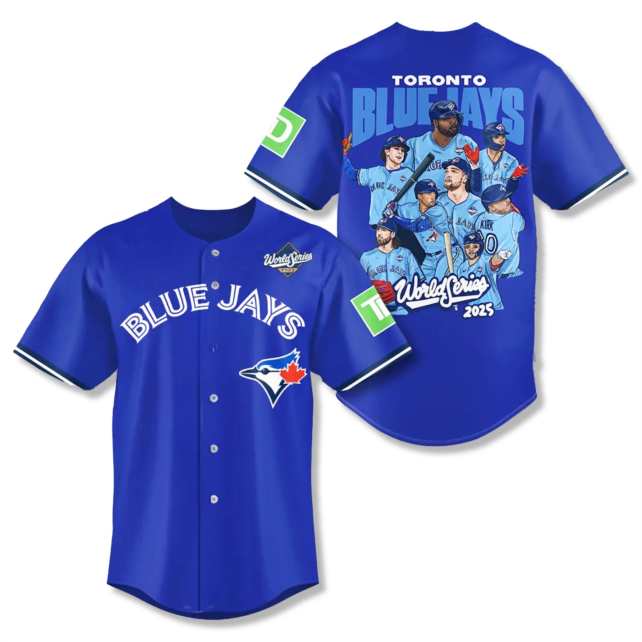 Blue Jays World Series 2025 Memories Jersey 1 Blue Jays World Series 2025 Memories Jersey 2