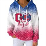 Bills 2025 Christmas Gradient Waffle Hoodie
