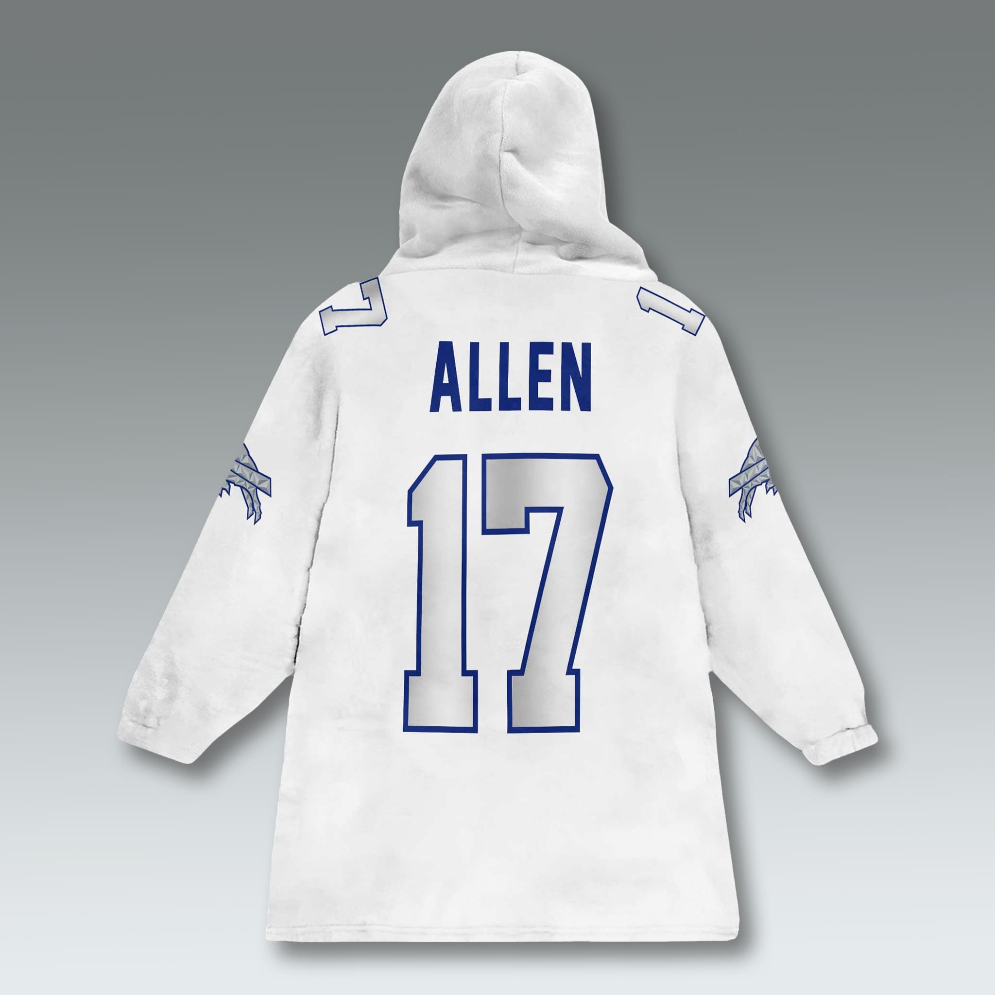 Bills Captain Patch Blanket Hoodie 2 Buffalo Bills Captain Patch Blanket Hoodie 4