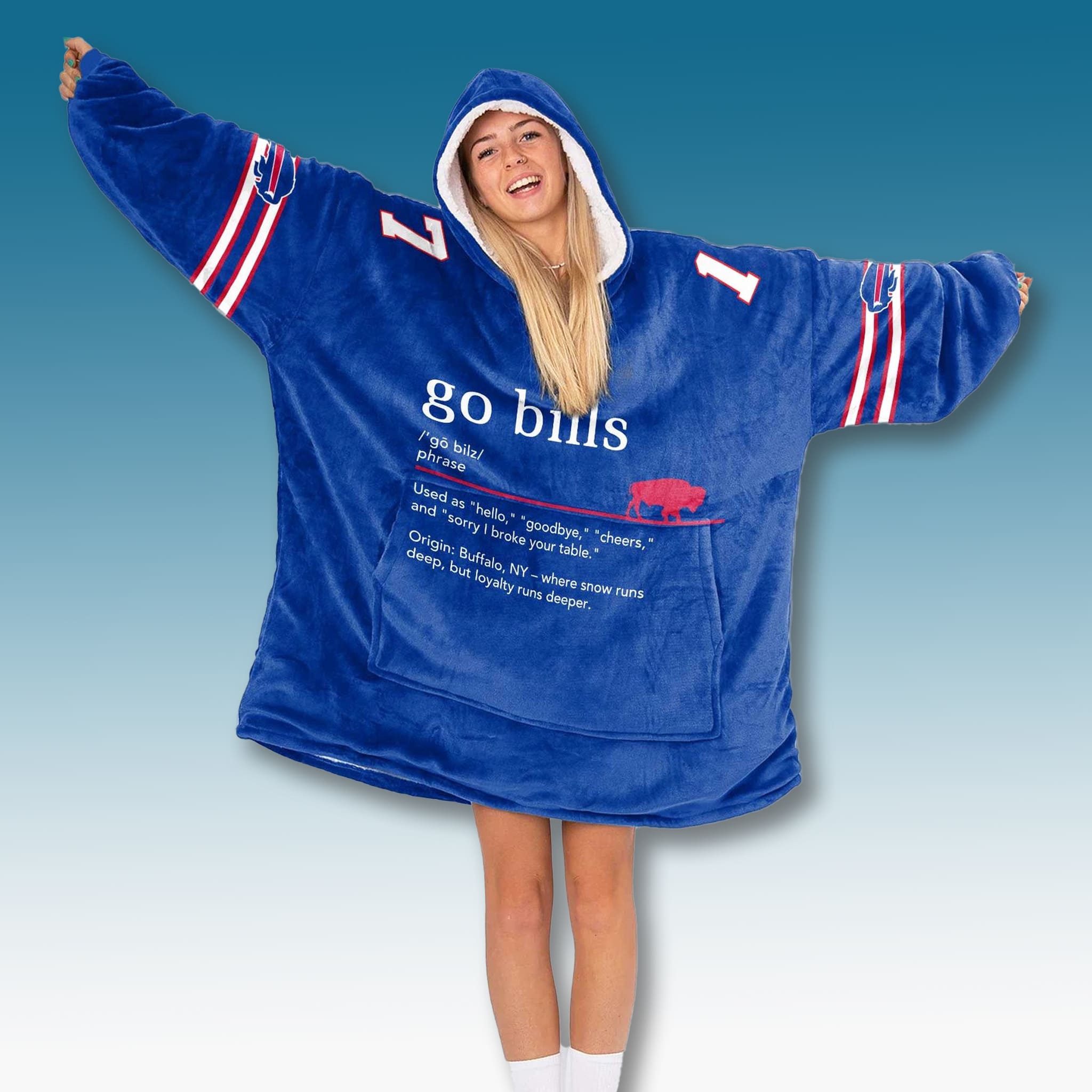 Bills Go Bills Definition Blanket Hoodie 3 Buffalo Bills Go Bills Definition Blanket Hoodie