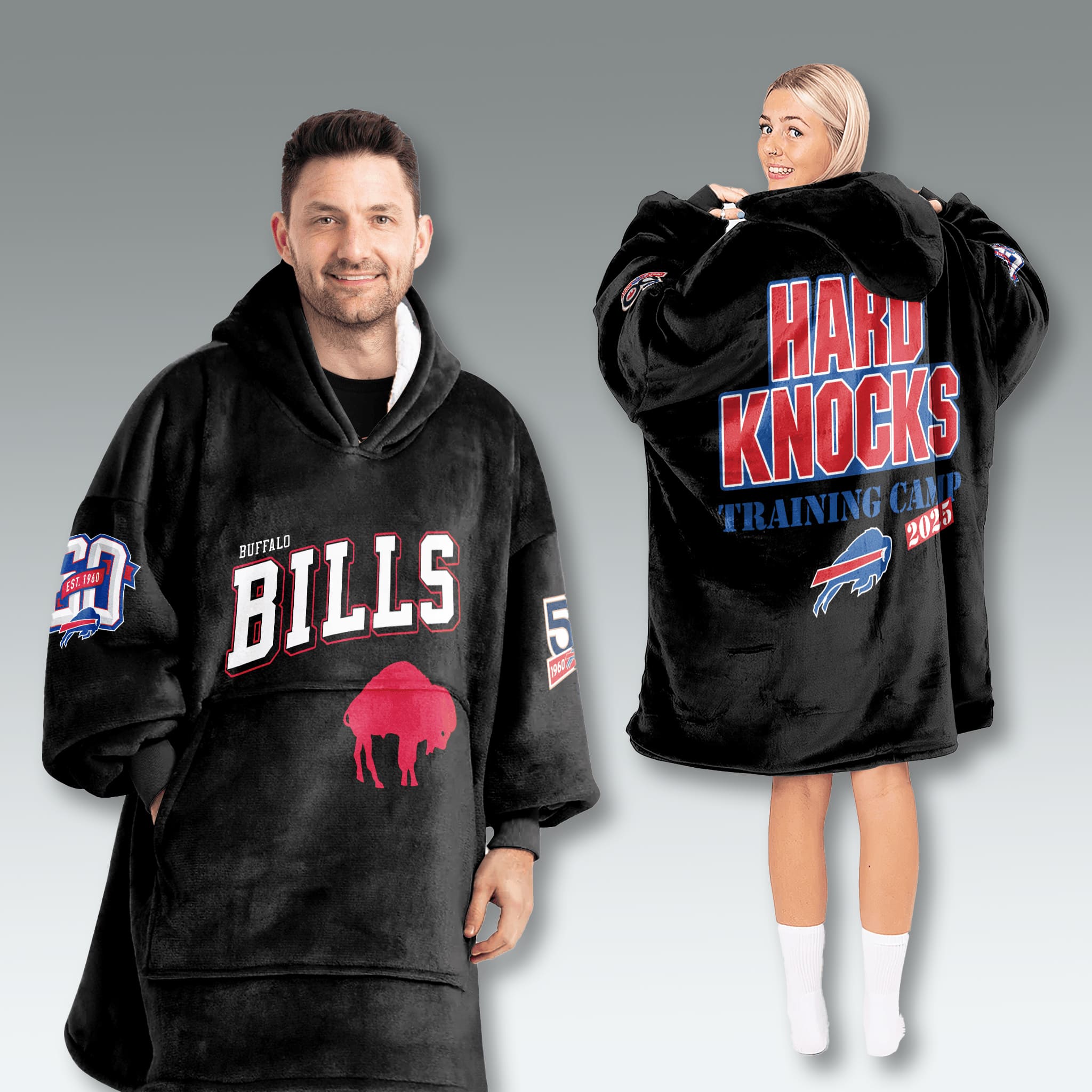 Bills Hard Knocks Training Camp 2025 Blanket Hoodie 1 Buffalo Bills Hard Knocks Training Camp 2025 Blanket Hoodie 2