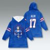 Buffalo Bills Josh Allen 17 Blanket Hoodie 2