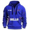 Buffalo Bills Mafia EST 1960 Quarter Zip Hoodie 2