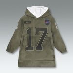 Bills Salute To Service Blanket Hoodie 2025