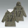 Buffalo Bills Salute To Service Blanket Hoodie 2025 3