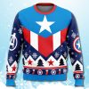 Captain America Costume Ugly Christmas Sweater