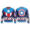 Captain America Costume Ugly Christmas Sweater