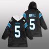 Panthers Custom Unisex Blanket Hoodie 2025 10 Carolina Panthers Custom Unisex Blanket Hoodie 2025 1