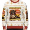 Cat Circumcision Survivor Meme Ugly Christmas Sweater 2