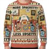 Cat More Spaghetti Less Upsetti Ugly Christmas Sweater 4 Cat More Spaghetti Less Upsetti Ugly Christmas Sweater 2