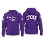 Charlie Kirk Freedom x TCU Hoodie 2025