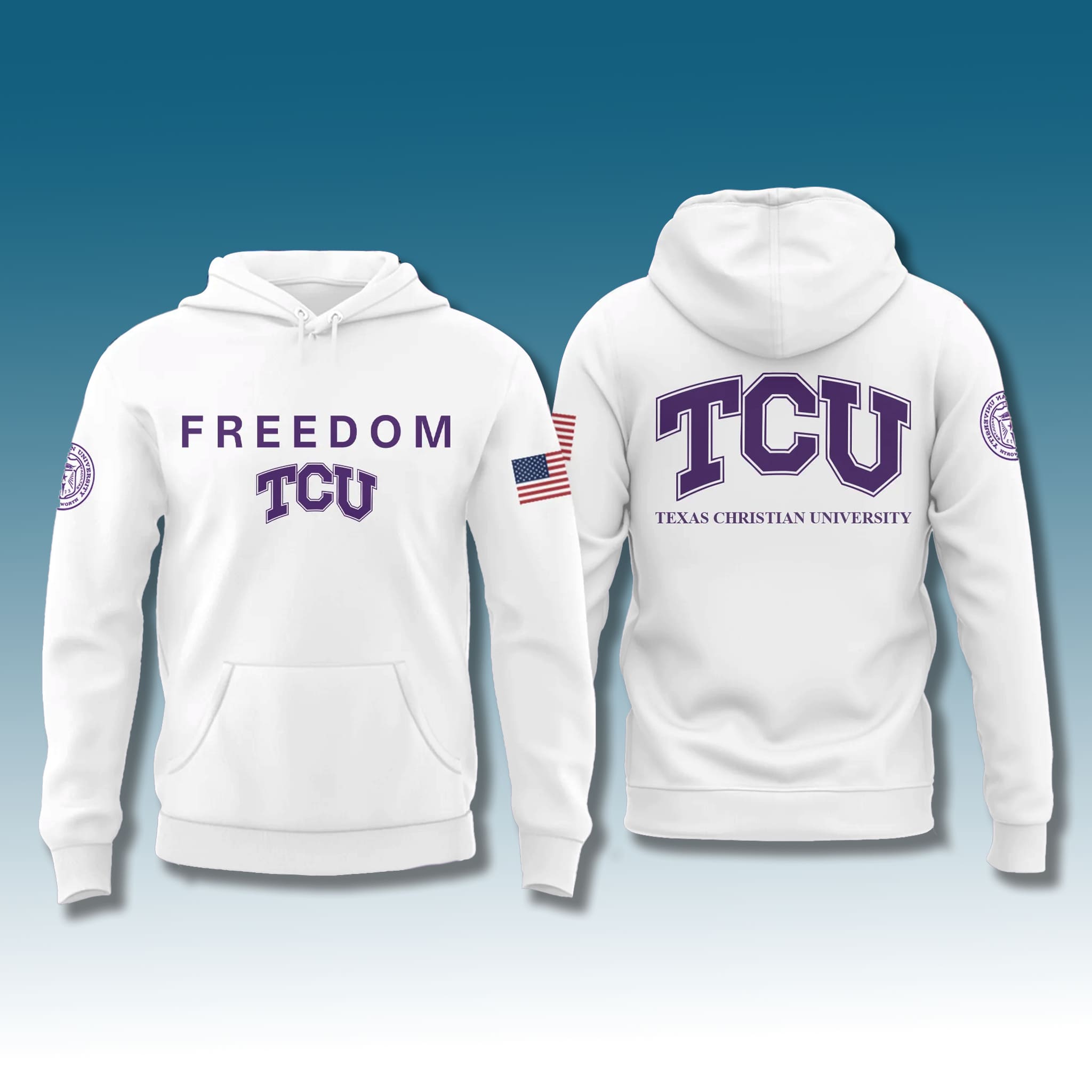 Charlie Kirk Freedom x TCU Hoodie 2025 Charlie Kirk Freedom x TCU Hoodie 2025