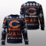 Bears 2025 Personalized Ugly Christmas Sweater