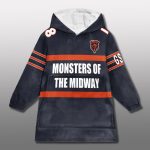 Bears Monsters Of The Midway Custom Blanket Hoodie 2025