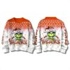 Chicago Bears Snow Grinch Ugly Christmas Sweater 2025 3