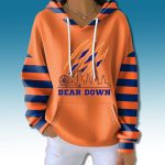 Chicago Football Bear Down Waffle Hoodie