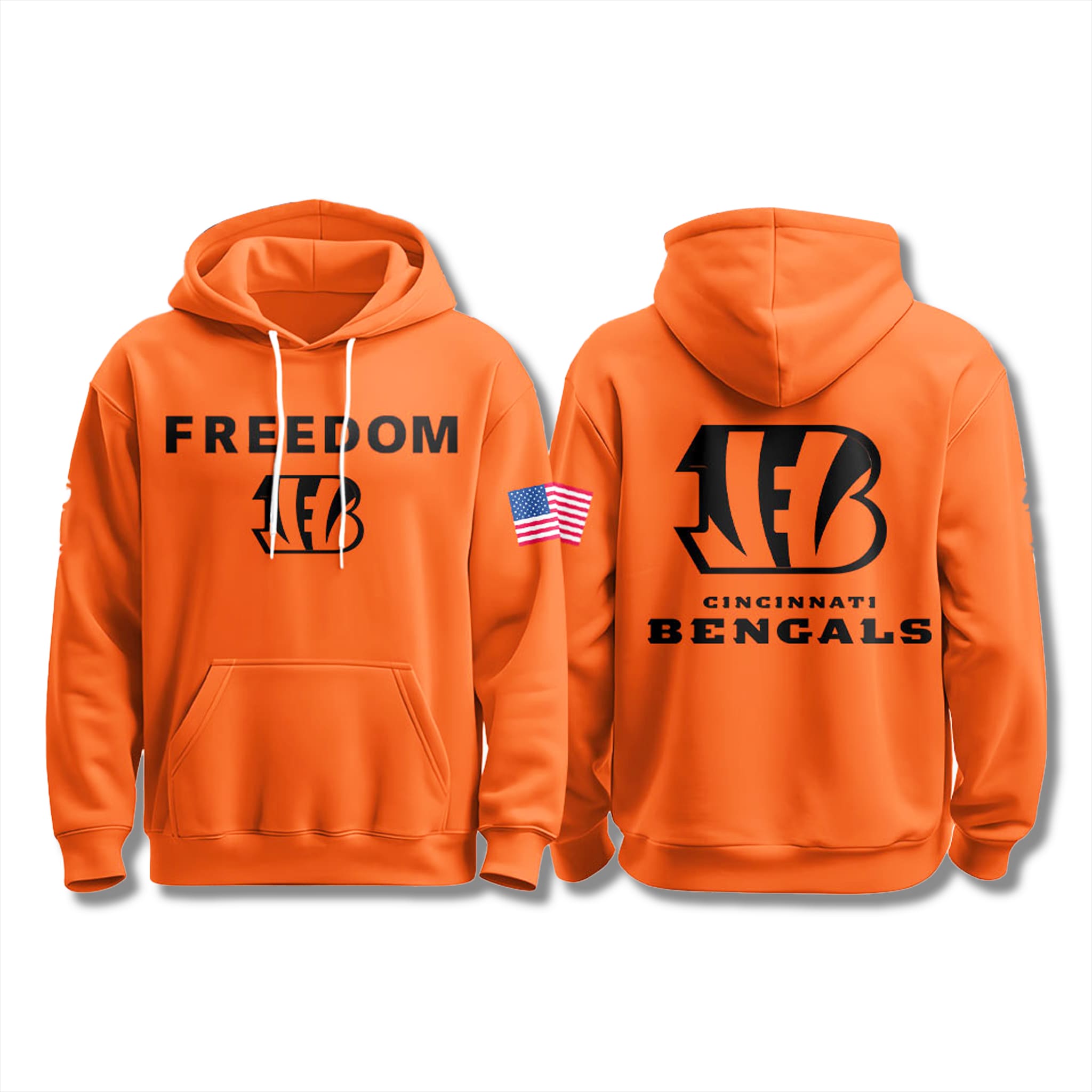 Cincinnati Bengals Charlie Kirk Freedom Hoodie 2025 Cincinnati Bengals Charlie Kirk Freedom Hoodie 2025