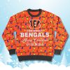 Cincinnati Bengals Go Bengals Ugly Christmas Sweater 2