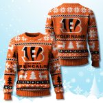 Bengals Personalized Ugly Christmas Sweater 2025