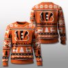 Bengals Personalized Ugly Christmas Sweater 2025 3 Cincinnati Bengals Personalized Ugly Christmas Sweater 2025