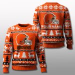 Browns 2025 Ugly Christmas Sweater Custom Name