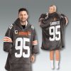 Browns Captain Patch Blanket Hoodie 3 Cleveland Browns Captain Patch Blanket Hoodie