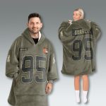 Browns Salute To Service Blanket Hoodie