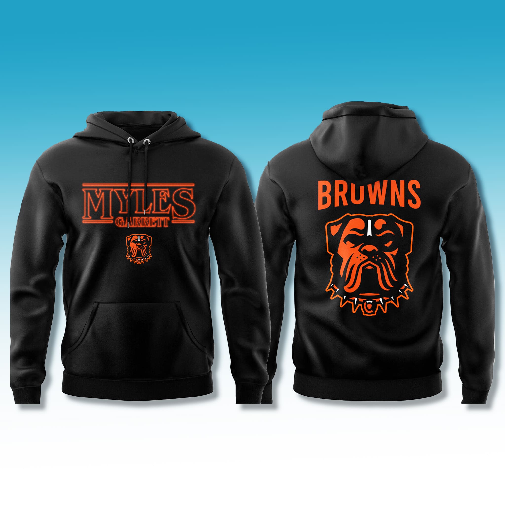 Cleveland Browns Stranger Things 5 Hoodie Cleveland Browns Stranger Things 5 Hoodie