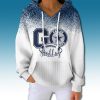 Dallas Cowboys 2025 Christmas Gradient Waffle Hoodie