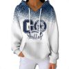 Dallas Cowboys 2025 Christmas Gradient Waffle Hoodie 2