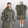 Dallas Cowboys 2025 Salute to Service Blanket Hoodie