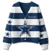 Cowboys Cardigan Christmas Sweater 2025 4 Dallas Cowboys Cardigan Christmas Sweater 2025 2