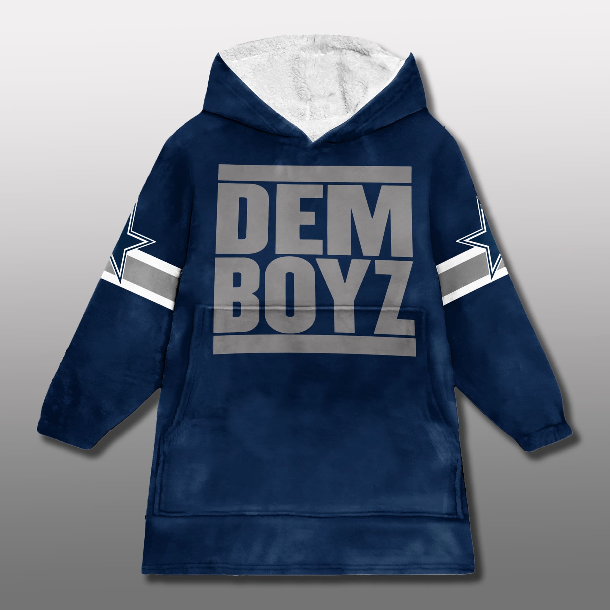 Cowboys Dem Boyz Unisex Blanket Hoodie 2 Dallas Cowboys Dem Boyz Unisex Blanket Hoodie 2