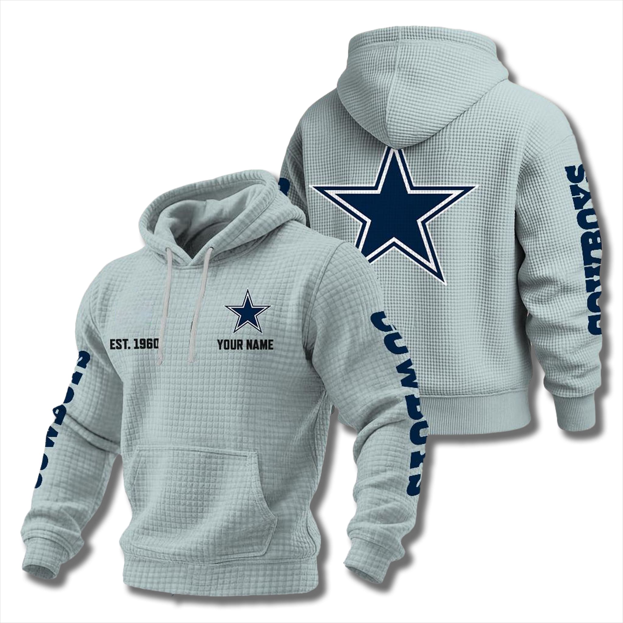 Cowboys EST 1960 Waffle Hoodie 2 Dallas Cowboys EST 1960 Waffle Hoodie 2