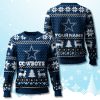 Dallas Cowboys Personalized Ugly Christmas Sweater 2025