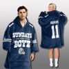 Cowboys Sundays Are For Dem Boyz Custom Blanket Hoodie 5 Dallas Cowboys Sundays Are For Dem Boyz Custom Blanket Hoodie