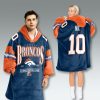Broncos AFC West Vintage Blanket Hoodie 5 Denver Broncos AFC West Vintage Blanket Hoodie