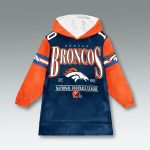 Broncos AFC West Vintage Blanket Hoodie