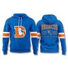 Denver Broncos Classic Throwback 1977 Collection Blue Hoodie 2
