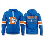 Broncos Classic Throwback 1977 Collection Blue Hoodie