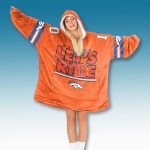 Broncos Let's Ride Unisex Blanket Hoodie