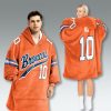 Broncos Retro Unisex Blanket Hoodie 4 Denver Broncos Retro Unisex Blanket Hoodie 3
